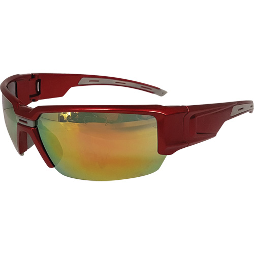 Lunettes de s&eacute;curit&eacute; Hartley, Lentille Rouge, R&eacute;pond ou surpasse la norme CSA Z94.3 Groupe Belzile Dickner