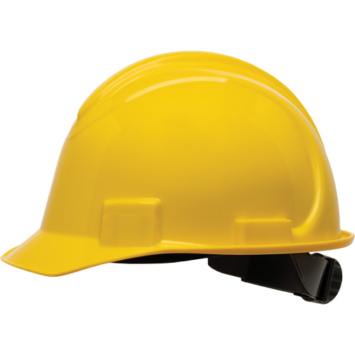 North&reg; Short Brim Hardhat, Meets CSA Type 1, Ratchet Suspension, Non-Vented Groupe Belzile Dickner