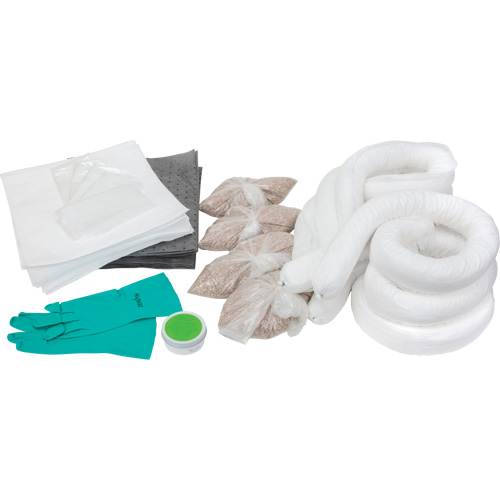 Trousse d'&eacute;quipement de lutte contre les d&eacute;versements, Huile seulement/Universel, Overpack, Absorbance de 20 gal. US Groupe Belzile Dickner
