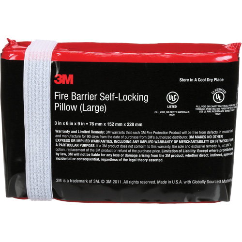 Fire Barrier Self-Locking Pillow Groupe Belzile Dickner