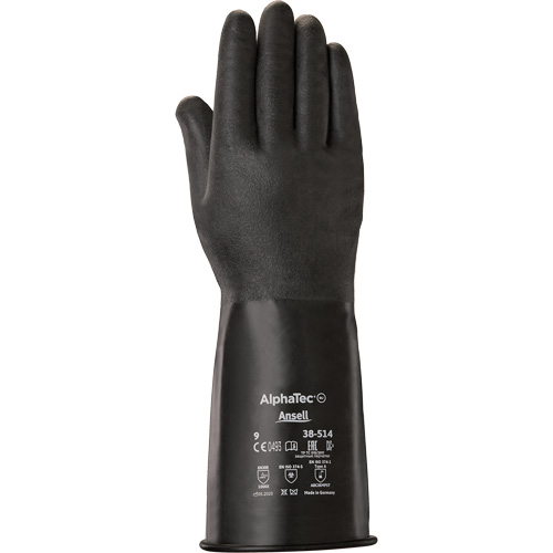 Gants AlphaTec 38-514, Taille 7, 14" lo, Caoutchouc butyle, 14 mils Groupe Belzile Dickner
