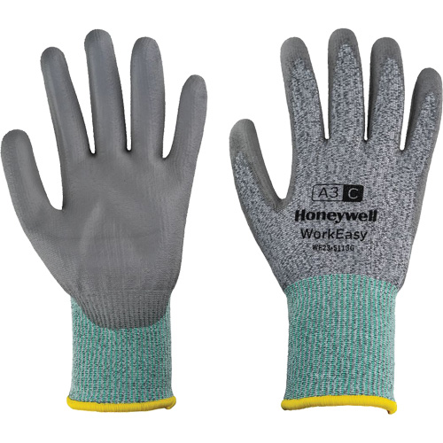 WorkEasy Cut Protective Gloves, Size 6/X-Small, 13 Gauge, Polyurethane Coated, HPPE/Glass Fibre Shell, ASTM ANSI Level A3/EN 388 Level C Groupe Belzile Dickner