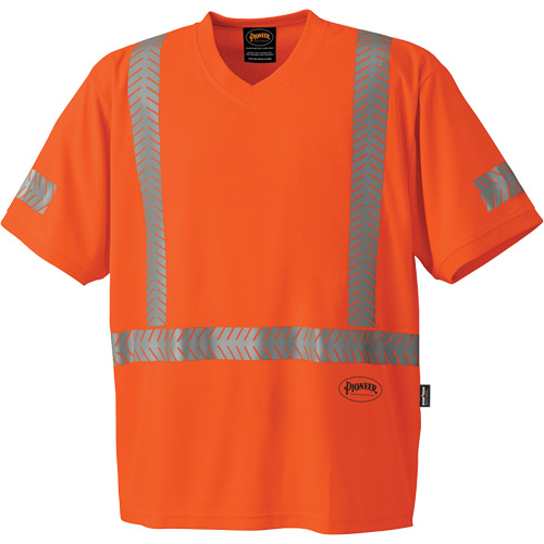 6900 T-shirt de protection contre les rayons UV CoolPass, 2T-Grand, Orange haute visibilit&eacute; Groupe Belzile Dickner