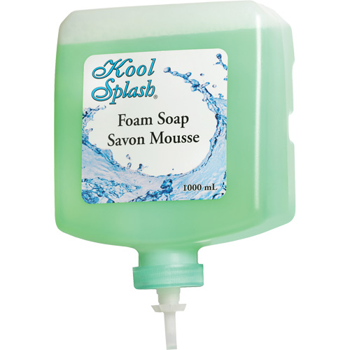 Savon apaisant &agrave; l'alo&egrave;s Kool Splash, Mousse, 1000 ml, Parfum&eacute; Groupe Belzile Dickner