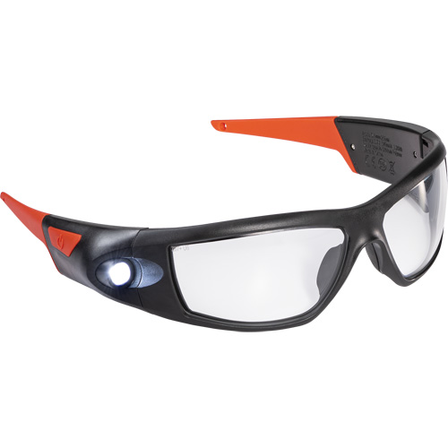Lunettes de s&eacute;curit&eacute; &agrave; faisceau d'inspection rechargeable SPG500, Lentille Transparent, ANSI Z87+ Groupe Belzile Dickner