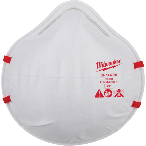 Disposable Respirator, N95, NIOSH Certified, One Size Groupe Belzile Dickner