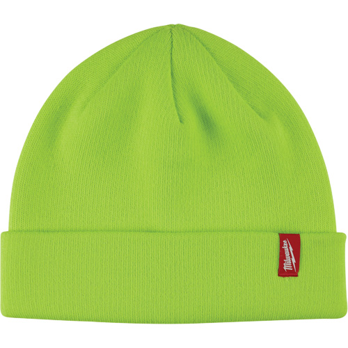 Tuque &agrave; revers haute visibilit&eacute;, Taille unique, Vert Groupe Belzile Dickner