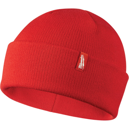 Cuffed Beanie, One Size, Red Groupe Belzile Dickner