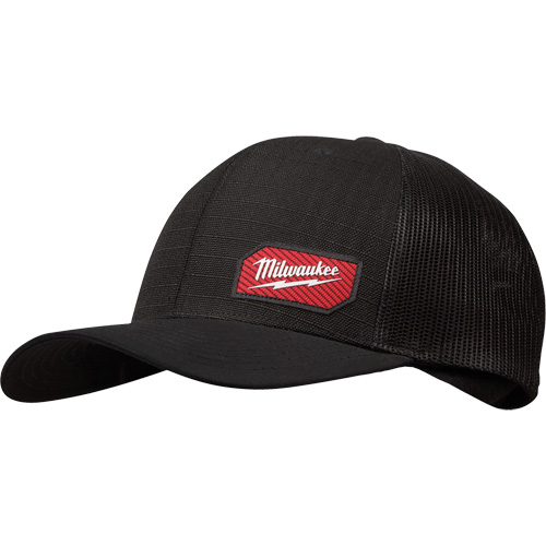 GridIron Snapback Trucker Hat, Black, Cotton/Nylon/Polyester Groupe Belzile Dickner