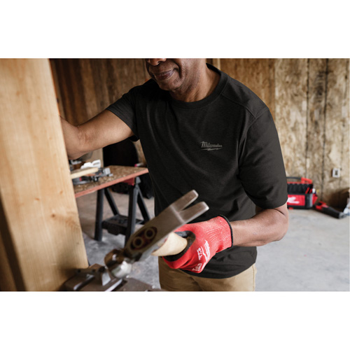 Hybrid Work Tee Shirt, Men's, Small, Black Groupe Belzile Dickner