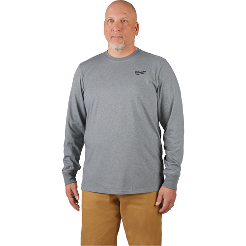 Hybrid Work Tee Shirt, Men's, Small, Grey Groupe Belzile Dickner