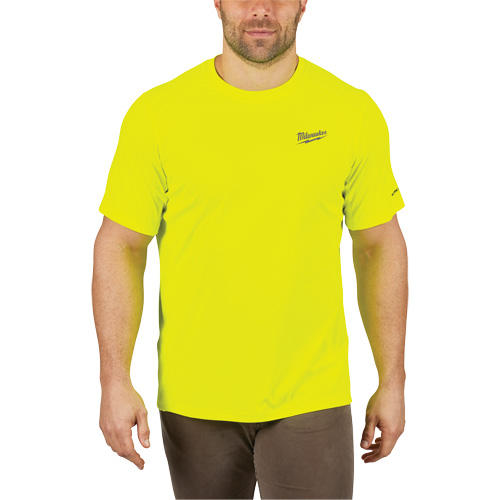 Workskin Lightweight High Visibility Shirt, Men's, Small, Yellow Groupe Belzile Dickner