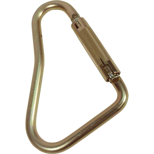 Offset D-Shaped Carabiner, Steel, 5000 lbs Capacity Groupe Belzile Dickner