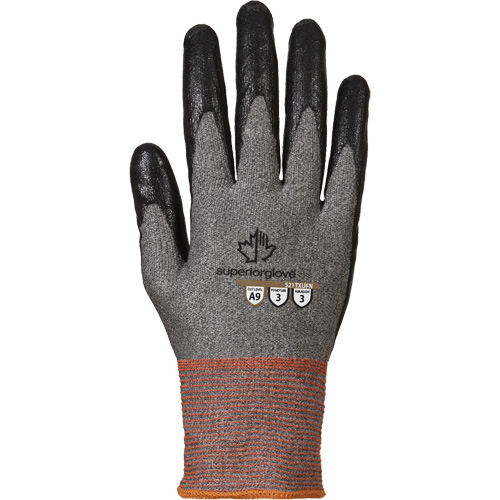 Coated Gloves, Size 5, 21 Gauge, Nitrile Coated, TenActiv Shell, ASTM ANSI Level A9 Groupe Belzile Dickner