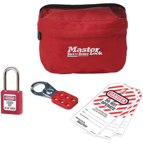 Personal Lockout Kit with Zenex Thermoplastic Padlock, 6 Components Groupe Belzile Dickner