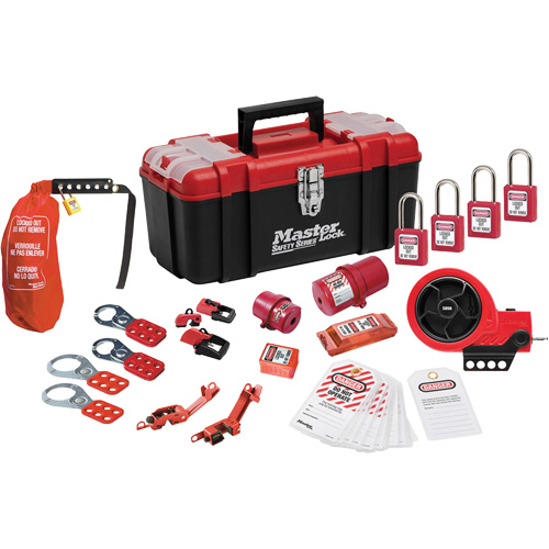 Premier Lockout Kit with Zenex Thermoplastic Locks, Electrical Kit, 21 Components Groupe Belzile Dickner