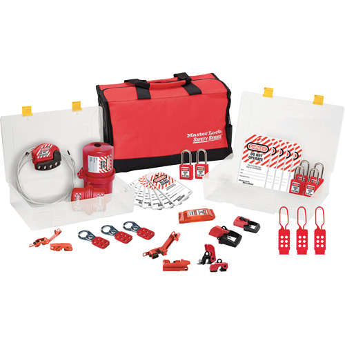 Premier Lockout Kit with Zenex Thermoplastic Locks, Electrical Kit, 27 Components Groupe Belzile Dickner