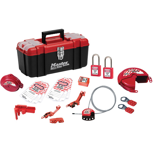 Basic Lockout Kit with Zenex Thermoplastic Locks, Electrical/Valve Kit, 19 Components Groupe Belzile Dickner