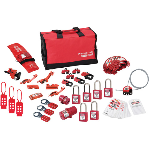 Premier Lockout Kit with Zenex Thermoplastic Locks, Electrical/Valve Kit, 34 Components Groupe Belzile Dickner