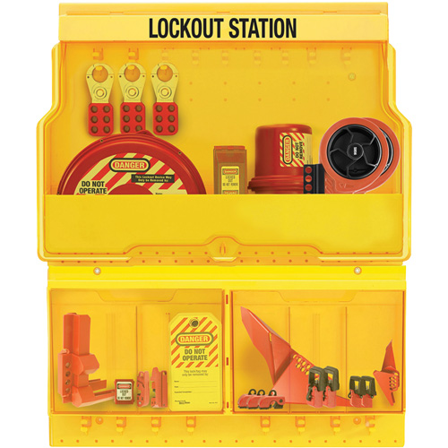 Station de cadenassage pour vannes et appareils &eacute;lectriques de luxe et de qualit&eacute; sup&eacute;rieure, Cadenas Aucune, Capacit&eacute; de 32, Cadenas Non compris Groupe Belzile Dickner