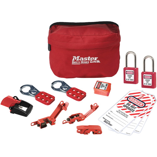 Standard Lockout Kit with Zenex Thermoplastic Locks, Electrical Kit, 13 Components Groupe Belzile Dickner