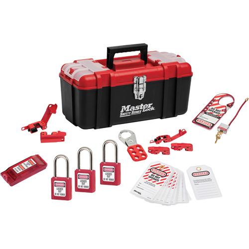 Standard Lockout Kit with Zenex Thermoplastic Locks, Electrical Kit, 14 Components Groupe Belzile Dickner