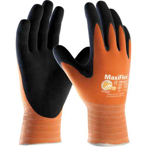 Gants en tricot sans couture ATG MaxiFlex Active, T-petit, R&ecirc;vetement Nitrile, Calibre 15, Enveloppe en Lycra/&eacute;lasthanne Groupe Belzile Dickner