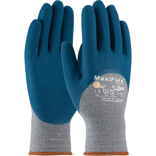 Gants en tricot sans couture ATG MaxiFlex Comfort, Grand, R&ecirc;vetement Nitrile, Calibre 15, Enveloppe en Nylon Groupe Belzile Dickner