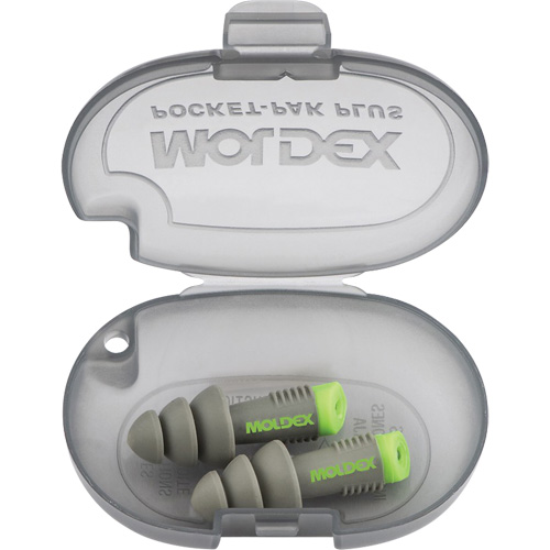 Bouchons d'oreilles r&eacute;utilisables Alphas, Sans cordon, Vrac - &eacute;tui en plastique, 27 dB NRR, Taille unique Groupe Belzile Dickner