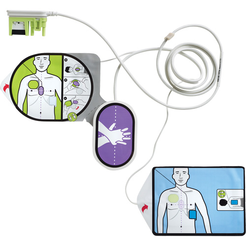 &eacute;lectrodes RCR pour adultes & enfants Uni-Padz, Zoll AED 3 Pour, Classe 4 Groupe Belzile Dickner