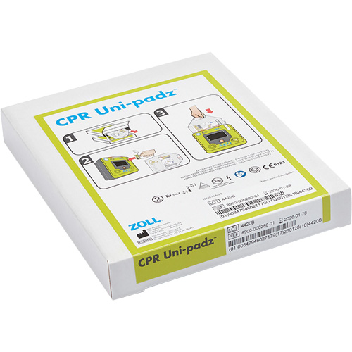 &eacute;lectrodes RCR pour adultes & enfants Uni-Padz, Zoll AED 3 Pour, Classe 4 Groupe Belzile Dickner
