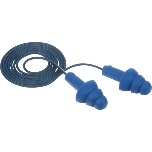 Bouchons d'oreilles pr&eacute;moul&eacute;s E-A-R Ultrafit , Avec cordon, Taille unique, Vrac - Sac en poly, NRR dB NRR 25 dB Groupe Belzile Dickner