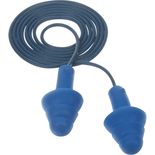 Bouchons d'oreilles pr&eacute;moul&eacute;s E-A-R Ultrafit , Avec cordon, Taille unique, Vrac - Sac en poly, NRR dB NRR 25 dB Groupe Belzile Dickner