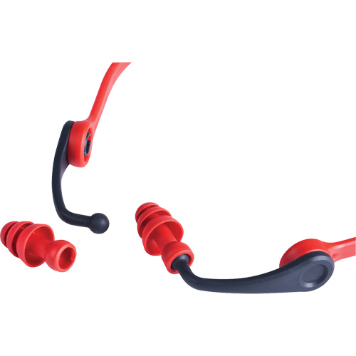 Replacement Banded Flanged Ear Plugs, 25 dB NRR, One-Size Groupe Belzile Dickner
