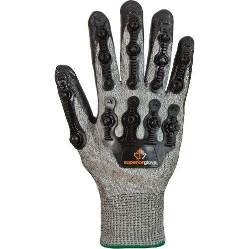 Gants antichocs TenActiv STXFNVB, Grand, Paume en Synth&eacute;tique, Poignet Poignet en tricot Groupe Belzile Dickner