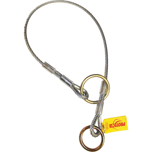 Cable Dual-Ring Adaptor, Tie-Off, Temporary Use Groupe Belzile Dickner