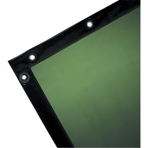 Rideau pour soudure, 72" x 72", Transparence Moyenne, Vert Groupe Belzile Dickner