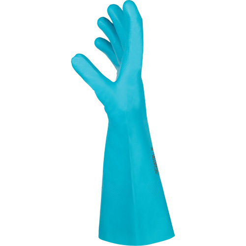 Gants chimiques Flextril, Taille 7, 12,5" lo, Nitrile, Doublure en Nylon Groupe Belzile Dickner