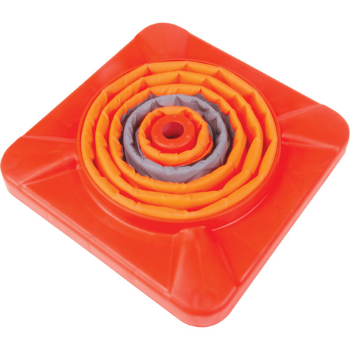C&ocirc;ne de signalisation repliable, 18" h, Orange Groupe Belzile Dickner