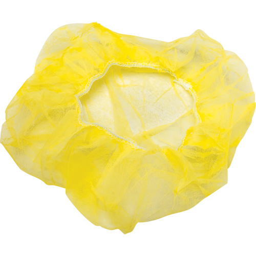Bonnets bouffants, Polypropyl&egrave;ne, 21", Jaune Groupe Belzile Dickner
