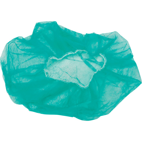 Bouffant Caps, Polypropylene, 24", Green Groupe Belzile Dickner