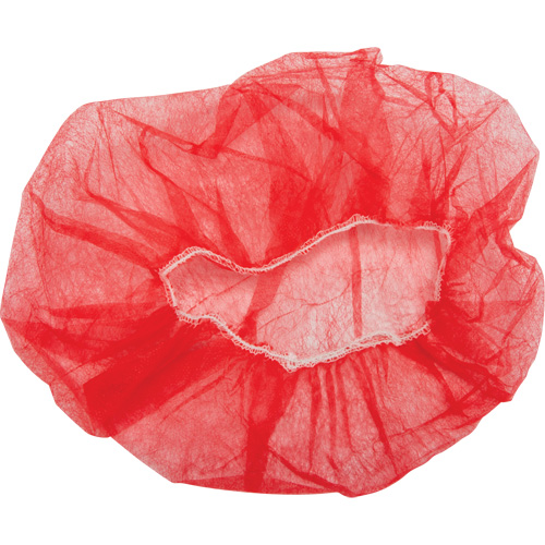 Bonnets bouffants, Polypropyl&egrave;ne, 21", Rouge Groupe Belzile Dickner