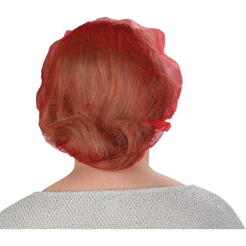 Bonnets bouffants, Polypropyl&egrave;ne, 21", Rouge Groupe Belzile Dickner