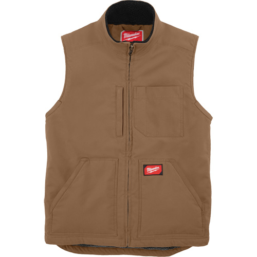 Heavy-Duty Sherpa-Lined Vest, Men's, Small, Brown Groupe Belzile Dickner