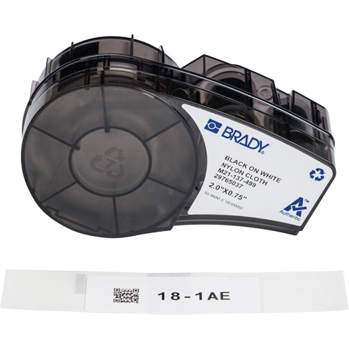 Aggressive Adhesive Multi-Purpose Labels with Ribbon, Black Groupe Belzile Dickner