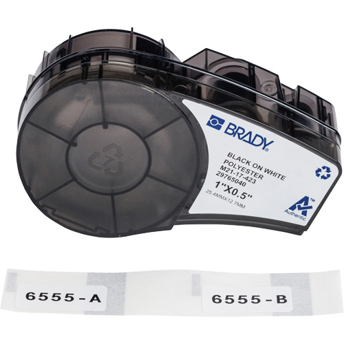 Harsh Environment Multi-Purpose Labels with Ribbon, Black Groupe Belzile Dickner