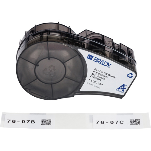 Harsh Environment Multi-Purpose Labels with Ribbon, Black Groupe Belzile Dickner