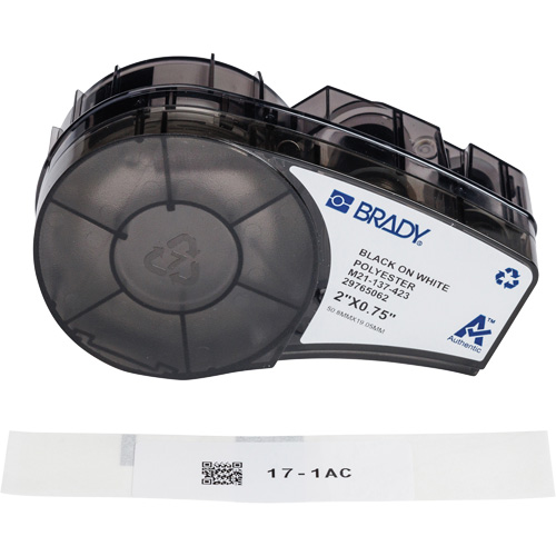 Harsh Environment Multi-Purpose Labels with Ribbon, Black Groupe Belzile Dickner