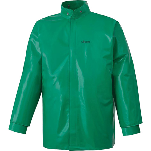 J43 380 Manteau CA-43 ignifuge et r&eacute;sistant aux produits chimiques et aux acides, Petit, Vert Groupe Belzile Dickner