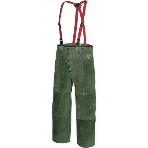WP 100 Pantalon avec taille &eacute;lastique pour soudeur, Petit, Vert Groupe Belzile Dickner